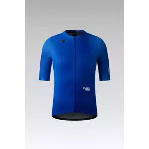 GOBIK Cyklistický dres s krátkým rukávem - STARK - modrá