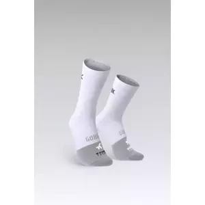 GOBIK Cyklistické ponožky klasické - LIGHTWEIGHT 2.0 - bílá