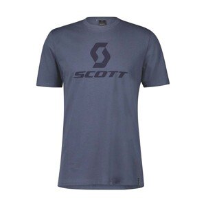 SCOTT Cyklistické triko s krátkým rukávem - ICON - modrá S