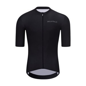 HOLOKOLO Cyklistický dres s krátkým rukávem - OCTOPUS - bílá/černá 5XL