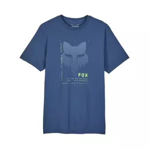 FOX Cyklistické triko s krátkým rukávem - DISPUTE PREM - modrá S