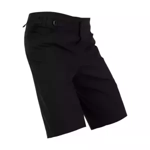 FOX Cyklistické kalhoty krátké bez laclu - RANGER LITE - černá 38