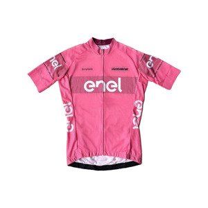 BONAVELO Cyklistický dres s krátkým rukávem - GIRO D´ITALIA - růžová XS