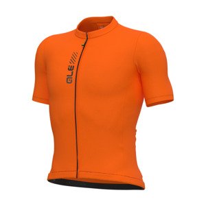 ALÉ Cyklistický dres s krátkým rukávem - PRAGMA COLOR BLOCK - oranžová