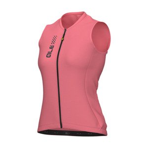 ALÉ Cyklistický dres bez rukávů - PRAGMA COLOR BLOCK - růžová XL