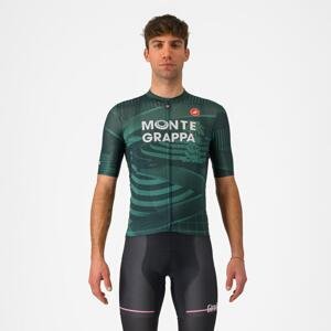 CASTELLI Cyklistický dres s krátkým rukávem - GIRO107 MONTEGRAPPA - zelená 3XL