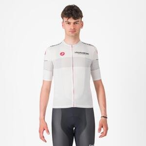 CASTELLI Cyklistický dres s krátkým rukávem - GIRO107 CLASSIFICATION - bílá L