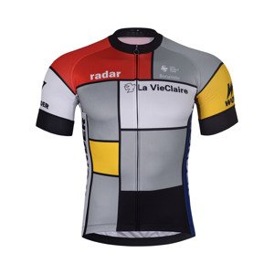 BONAVELO Cyklistický dres s krátkým rukávem - 1985 LA VIE CLAIRE RADAR - vícebarevná XL