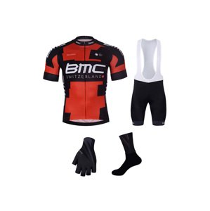 BONAVELO Cyklistický mega set - BMC - bílá/červená/černá