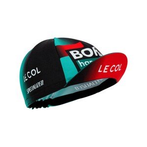 LE COL Cyklistická čepice - BORA HANSGROHE 2023 - zelená/červená/černá