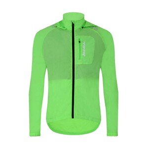 HOLOKOLO Cyklistická větruodolná bunda - WIND/RAIN - zelená 3XL