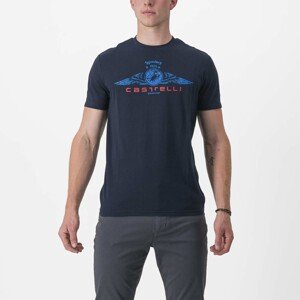 CASTELLI Cyklistické triko s krátkým rukávem - ARMANDO 2 TEE - modrá 2XL