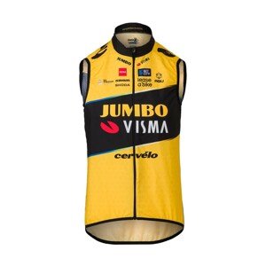 AGU Cyklistická vesta - JUMBO-VISMA 2023 - žlutá/černá 3XL