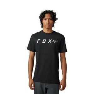 FOX Cyklistické triko s krátkým rukávem - ABSOLUTE - bílá/černá