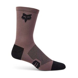 FOX Cyklistické ponožky klasické - RANGER - černá/hnědá S-M