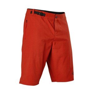 FOX Cyklistické kalhoty krátké bez laclu - RANGER - červená 3XL