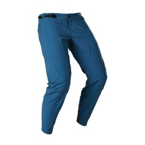 FOX Cyklistické kalhoty dlouhé bez laclu - RANGER - modrá L