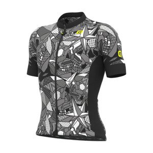 ALÉ Cyklistický dres s krátkým rukávem - OVER PRAGMA - šedá XL