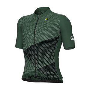 ALÉ Cyklistický dres s krátkým rukávem - WEB PR-E - zelená M