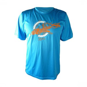 HAVEN Cyklistické triko s krátkým rukávem - NAVAHO MTB - modrá/oranžová M