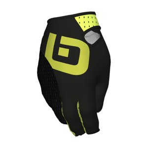 ALÉ Cyklistické rukavice dlouhoprsté - MTB FANGO - černá/žlutá S