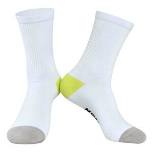 MONTON Cyklistické ponožky klasické - TRAVELER EVO - bílá