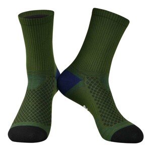 MONTON Cyklistické ponožky klasické - TRAVELER EVO LADY - zelená UNI