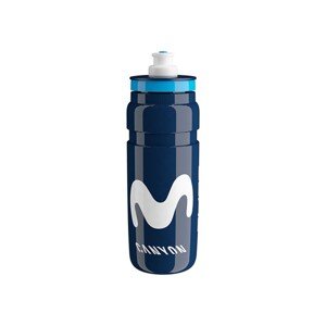 ELITE Cyklistická láhev na vodu - FLY MOVISTAR 750 ml - modrá