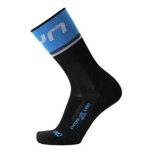 UYN Cyklistické ponožky klasické - ONE LIGHT - modrá/černá 45-47