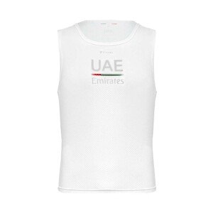 PISSEI Cyklistické triko bez rukávů - UAE 2023 - bílá