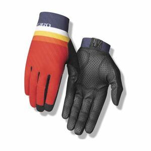GIRO Cyklistické rukavice dlouhoprsté - RIVET CS - modrá/červená XL