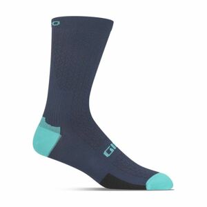 GIRO Cyklistické ponožky klasické - HRC TEAM - modrá/světle modrá M