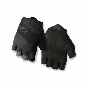 GIRO Cyklistické rukavice krátkoprsté - BRAVO - černá XL
