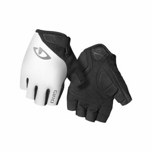 GIRO Cyklistické rukavice krátkoprsté - JAGETTE - bílá L