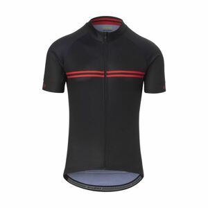GIRO Cyklistický dres s krátkým rukávem - CHRONO SPORT - černá/červená S