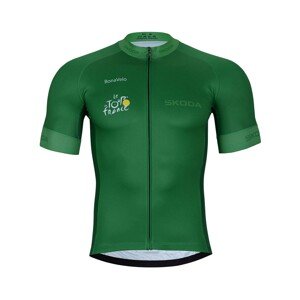BONAVELO Cyklistický dres s krátkým rukávem - TOUR DE FRANCE 2023 - zelená S