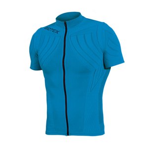 BIOTEX Cyklistický dres s krátkým rukávem - EMANA - světle modrá XS-S