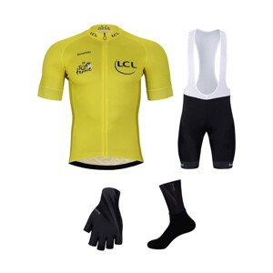 BONAVELO Cyklistický mega set - TOUR DE FRANCE 2023 - černá/žlutá