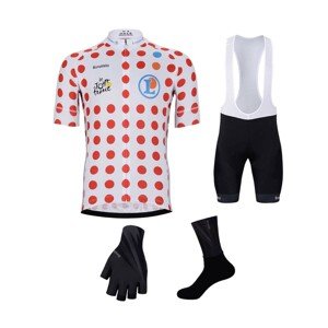 BONAVELO Cyklistický mega set - TOUR DE FRANCE 2023 - černá/červená/bílá