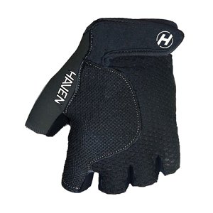 HAVEN Cyklistické rukavice krátkoprsté - KIOWA SHORT - černá M