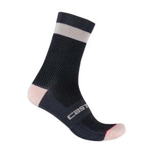 CASTELLI Cyklistické ponožky klasické - ALPHA W 15 - černá L-XL