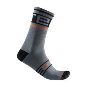 CASTELLI Cyklistické ponožky klasické - PROLOGO 15 - modrá L-XL