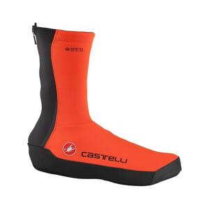 CASTELLI Cyklistické návleky na tretry - INTENSO UL - oranžová/červená