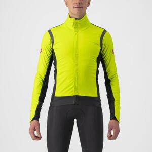 CASTELLI Cyklistická zateplená bunda - ALPHA ROS 2 - světle zelená