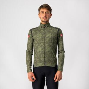 CASTELLI Cyklistická zateplená bunda - PERFETTO ROS UNLIMITED - zelená