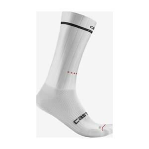 CASTELLI Cyklistické ponožky klasické - FAST FEET 2 - bílá