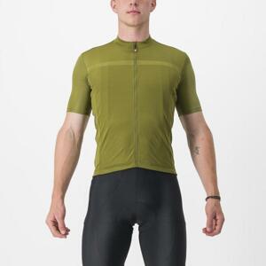 CASTELLI Cyklistický dres s krátkým rukávem - CLASSIFICA - zelená M