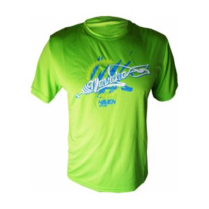 HAVEN Cyklistický dres s krátkým rukávem - NAVAHO SHORT - zelená/modrá XL