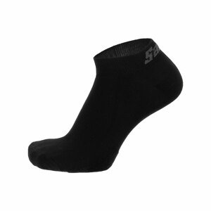 SANTINI Cyklistické ponožky kotníkové - CUBO - černá XS