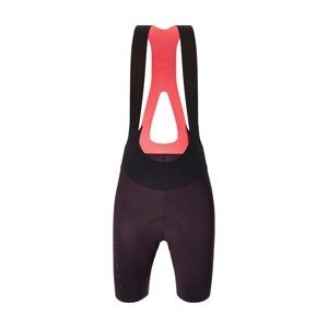 SANTINI Cyklistické kalhoty krátké s laclem - REDUX SPEED - bordó XL